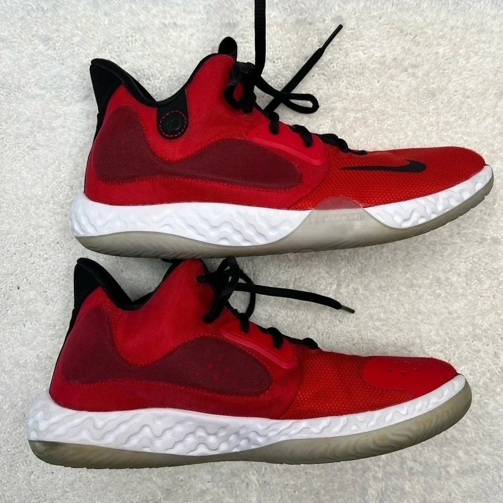 Nike KD Trey 5 VII GS University Red-Size: 5.5Y-Basketball Shoes-Pre-owned